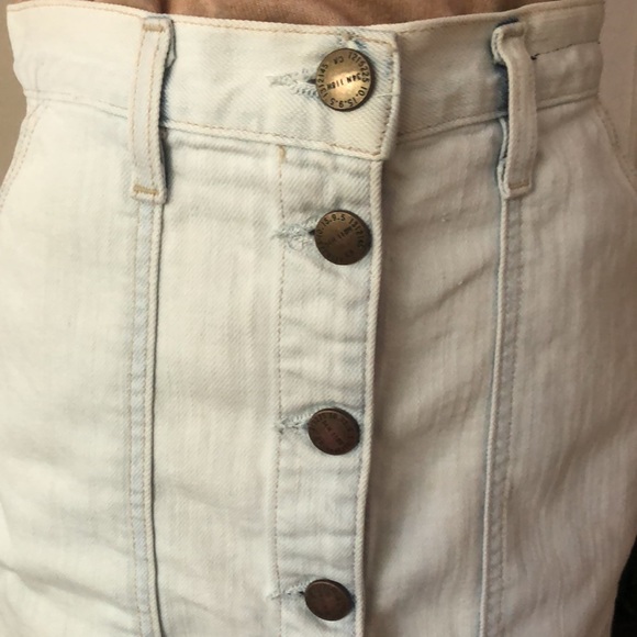 Current Elliott denim skirt sz 26 - Picture 4 of 8
